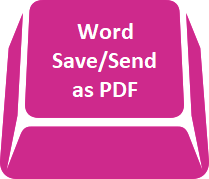 Word - save/send as pdf